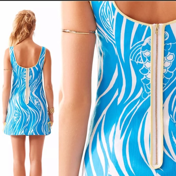 NWT Lilly Pulitzer Delia Shift in Joe Fish 🐠 - Picture 2 of 7